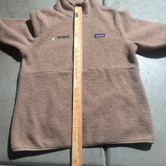Patagonia Fleece Pullover Womens Large Brown Wool Blend 22935 EXCELLENT 1/4 Zip - Picture 6 of 10